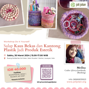 Bikin Tatakan Gelas dari Kaus Bekas